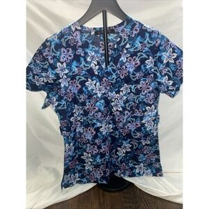 FLEX‎ WOMENS Scrub Top V-Neck  SIZE SMALL